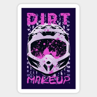 Dirt Makeup | Dirt Bike Graphic Design Magnet